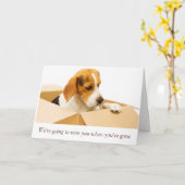 カードを持って行ってごめんなさい カード (黄色い花)