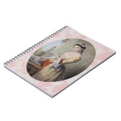 カードを持つ女性 ノートブック (左側)