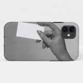 カードを握っている女性 Case-Mate iPhoneケース (裏面(横))