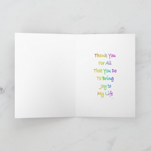 カードを渡してくれてありがとう カード (内部)