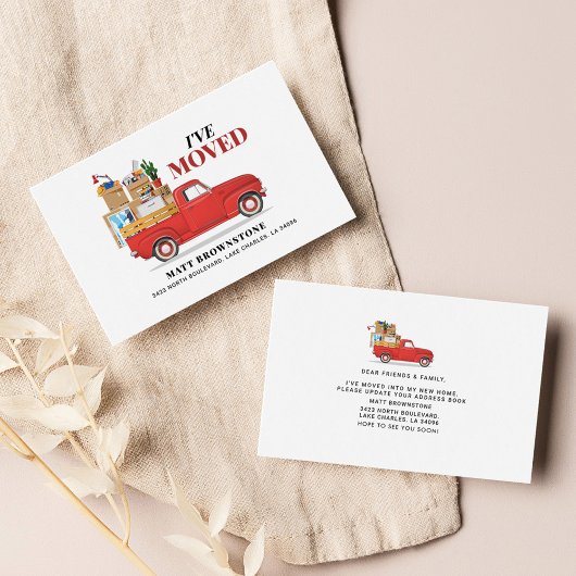 カードを移動した住所の変更 名刺