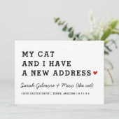 カードを移動した | My Cat and I Moving Card 案内状 (スタンド正面)