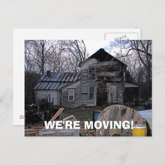 カードを移動する 案内ポストカード (正面/裏面)