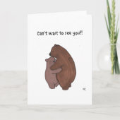 カードを見るのが待ち遠しい サンキューカード (正面)