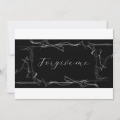 カードを許してくれ 招待状 (正面)