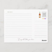 カードを転が持ってくれてありがとう ポストカード (裏面)