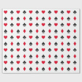 カードを遊ぶことはパターンに適します ラッピングペーパー (フラット)