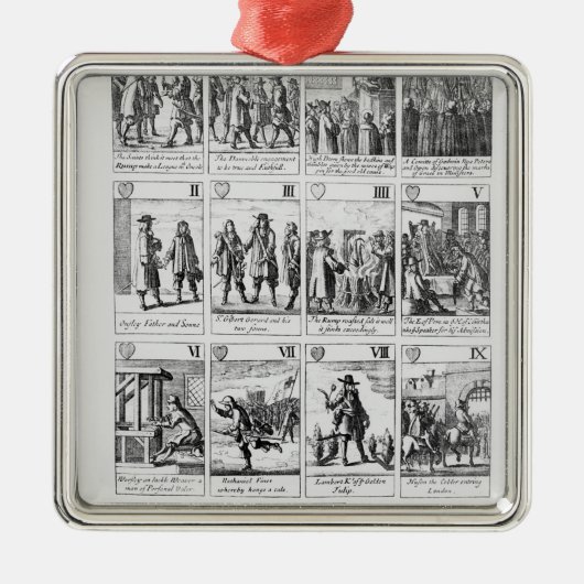 カードを遊ぶこと メタルオーナメント (正面)