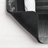 カードを遊ぶのをカウボーイが見ている調理師 マウスパッド (コーナー)