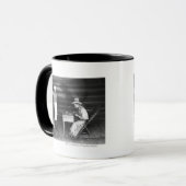 カードを遊ぶのをカウボーイが見ている調理師 マグカップ (正面左)