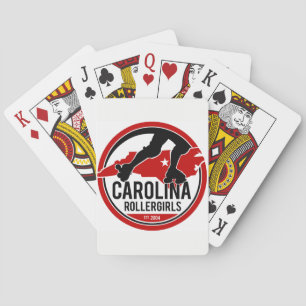 カードを遊ぶカロライナRollergirls トランプ