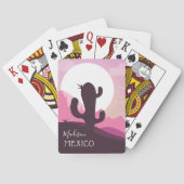 カードを遊ぶサボテンの砂漠の名前をカスタムする及び文字 トランプ (裏面)