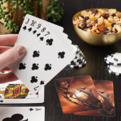 カードを遊ぶドラゴン トランプ (インサイチュ)