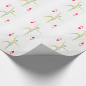 カードを遊ぶハートのヴィンテージのアール・デコのスタイルのエース ラッピングペーパー (角)