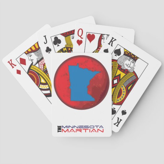 カードを遊ぶミネソタ火星人 トランプ (裏面)