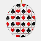 カードを遊ぶ3Dはパターンに適します セラミックオーナメント (左)