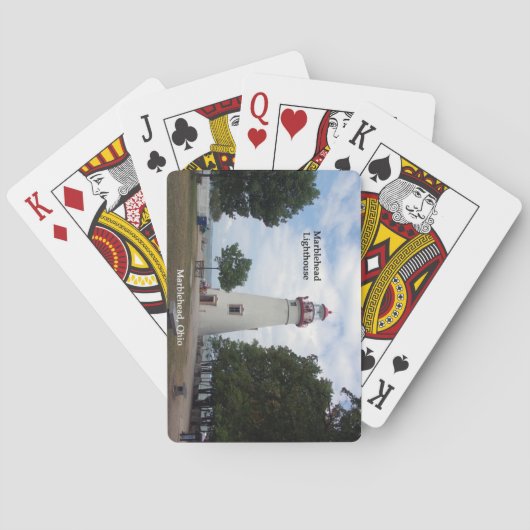 カードを遊ぶMarbleheadの灯台 トランプ (裏面)