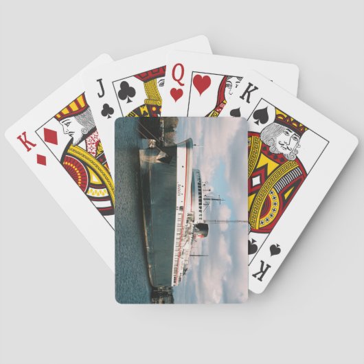 カードを遊んでいるアナグマ トランプ (裏面)