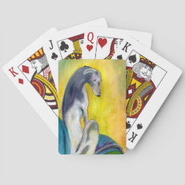 カードを遊んでいるグレイハウンド(2) トランプ