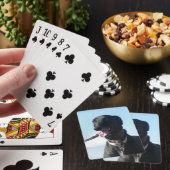 カードを遊んでいるグレイハウンド(4) トランプ (インサイチュ)