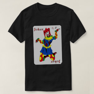 カードを遊んでいるジョーカー Tシャツ
