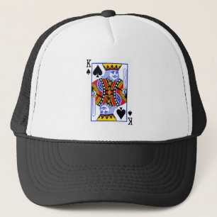 カードを遊んでいる王 キャップ