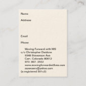 カードを配って下さい 名刺 (裏面)