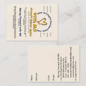 カードを配って下さい 名刺 (正面/裏面)