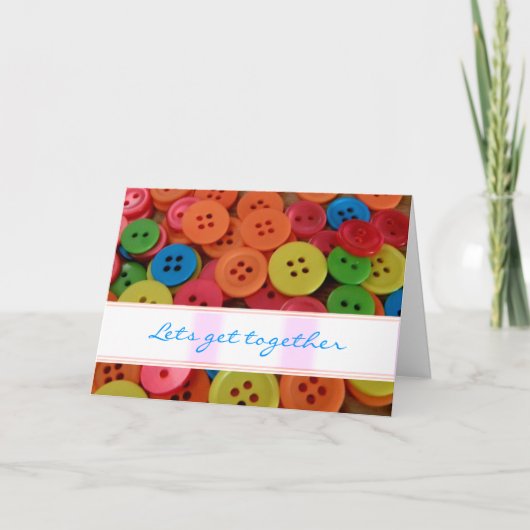 カードを集めましょう 招待状 (正面)