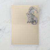 カードをstyle~greetingドラゴンアールヌーボー カード (内部)