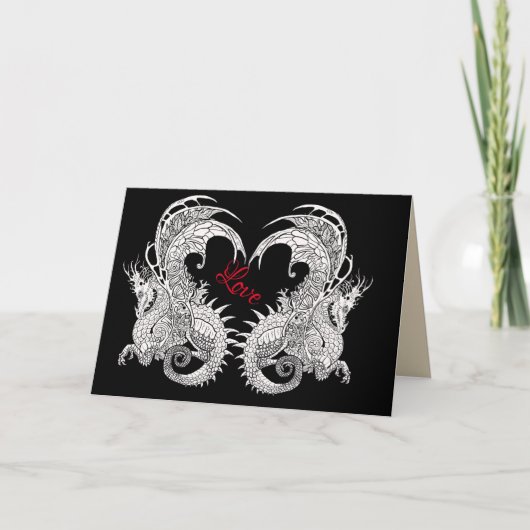 カードをstyle~greetingドラゴンアールヌーボー カード (正面)