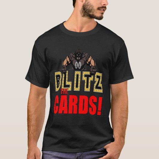 カードをTシャツでたたく Tシャツ (正面)