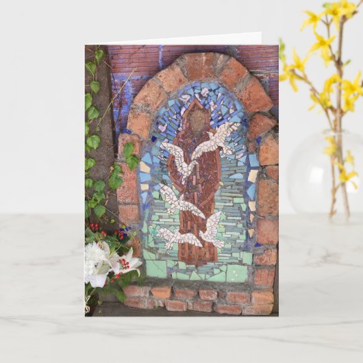 カードインスパイアの平和バイセントフランシス カード (黄色い花)