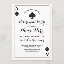 カードエ遊ースオブスペードベガスリタイアメント招待状 招待状