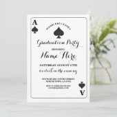 カードエ遊ースオブスペードベガス卒業招待状 招待状 (スタンド正面)