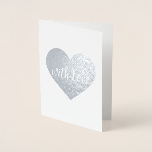 カードオンクラフト紙の任意の大事な行事。 箔カード (正面)