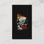 カードカジノのハンド 名刺 (裏面)