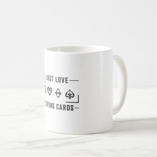 カードカジノカー遊ドの日エーストランプのポーカーゲームギフト コーヒーマグカップ (正面右)