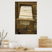 カードカタログを開く ポスター (キッチン)