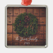 カードカタログ(リース付き) – パーソナライズ メタルオーナメント (正面)