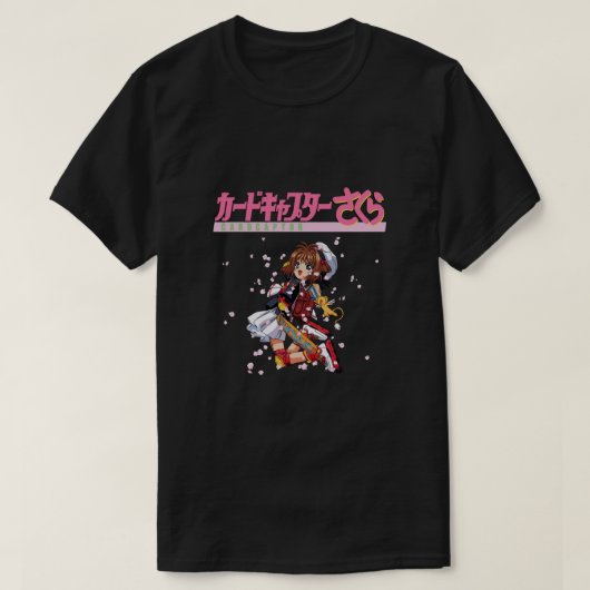 カードキャプター桜ローラースケートのロゴ1 Tシャツ (デザイン正面)