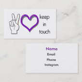 カードキャンプは連絡をとります 名刺 (正面/裏面)