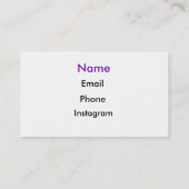 カードキャンプは連絡をとります 名刺 (裏面)