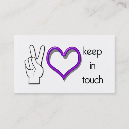 カードキャンプは連絡をとります 名刺 (正面)