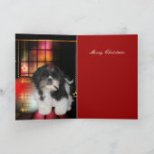 カードクリスマスクリスマスドッグシズパピー シーズンカード (内部)