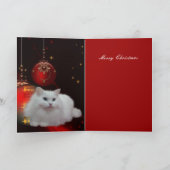 カードクリスマスクリスマス猫 シーズンカード (内部)