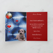 カードクリスマスダルメーションパピードッグ シーズンカード (内部)