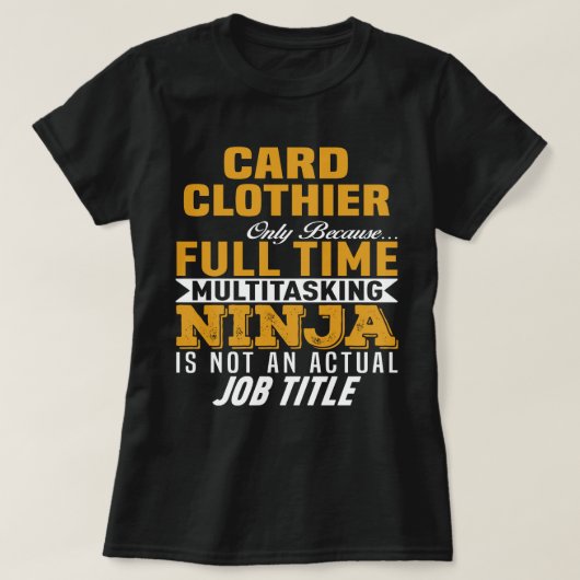 カードクローサー Tシャツ (デザイン正面)
