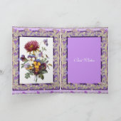 カードグリーティングヴィンテージフローラメイブ花 カード (内部)
