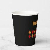 カードゲームのシンボルパーソナライズされた、 紙コップ (右)